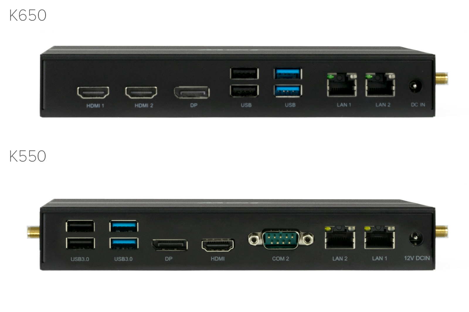 Front and rear views of VeryPC K Series